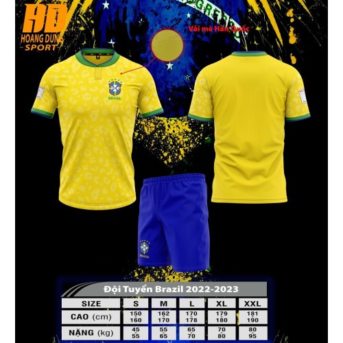 [ HÀNG HOT ĐẶT TRƯỚC ] Bộ Bóng Đá Đội Tuyển Brazil