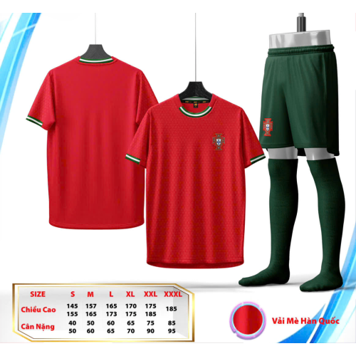 [ HÀNG HOT ĐẶT TRƯỚC ] Bộ Bóng Đá Đội Tuyển Bồ Đào Nha