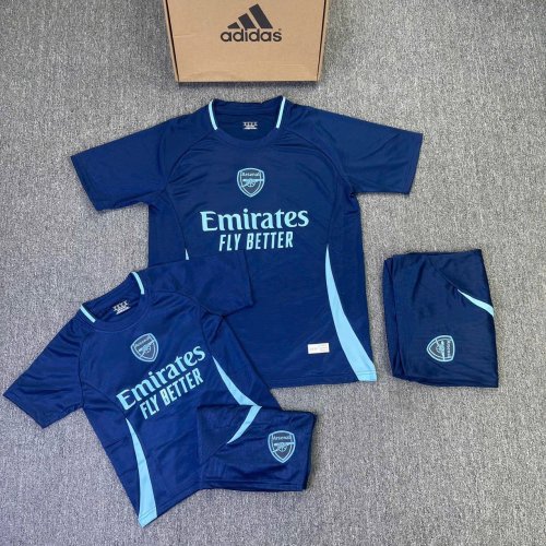 Bộ Bóng Đá Trẻ Em Arsenal Sân tập 25/26 Xanh Than