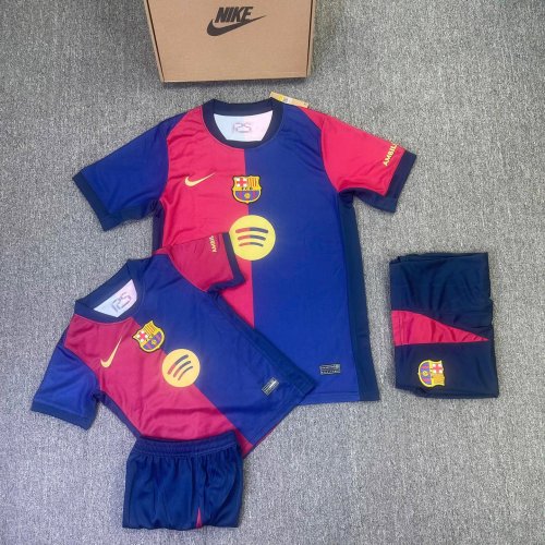 Bộ Bóng Đá Trẻ Em Barca Sân Nhà 24/25