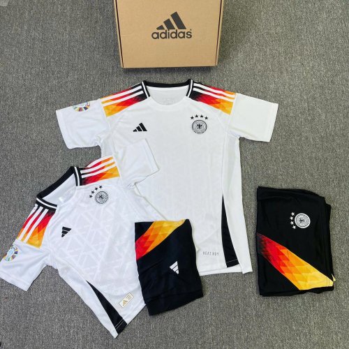 Bộ Bóng Đá Đức Trẻ Em SN 2024 Trắng