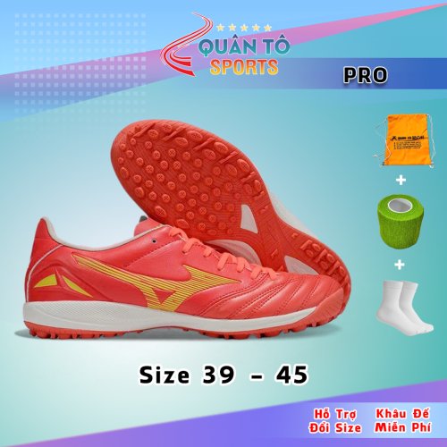Giày Bóng Đá Mizuno Neo 4 Pro Đế Đệm Đỏ  TF