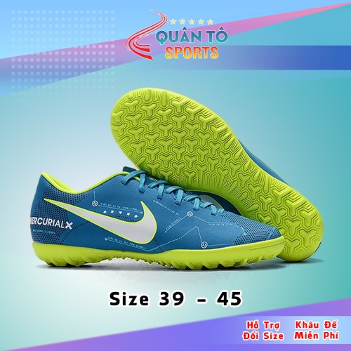 Giày Bóng Đá Nike Mercurial Vic 6 Neymar TF Xanh Biển