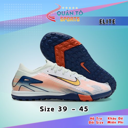 Giày Bóng Đá Nike Mercurial Vapor 16 Elite V1 Đế Đệm TF MDS 009 Xanh Cam