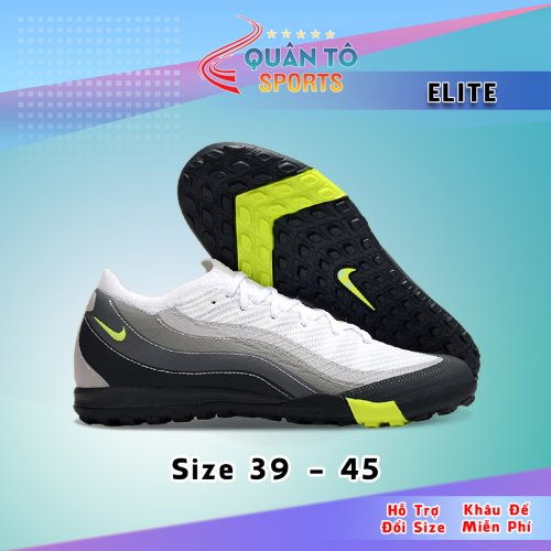 Giày Bóng Đá Nike Mercurial Vapor 16 Elite Airmax95 Trắng Xám Cổ Lửng HQ TF