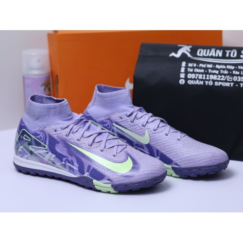Giày Bóng Đá Nike Mercurial Superfly 10 Elite Cổ Cao TF Tím KHoai Môn