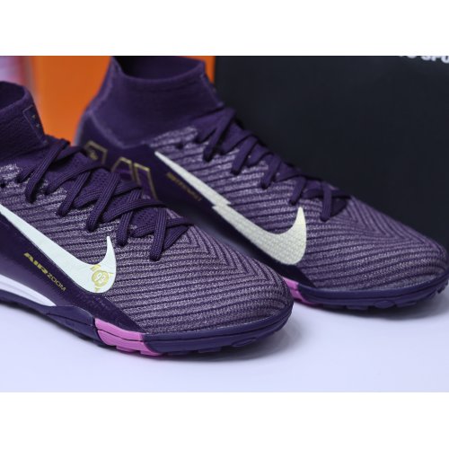 Giày Bóng Đá Nike Mercurial Superfly 10 Elite Cổ Cao TF Tím MBP