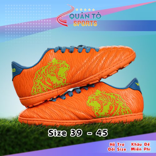 Giày Bóng Đá Wika Tiger X Cam Xanh chuối