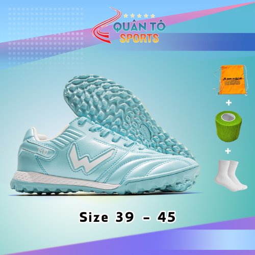 Giày Bóng Đá Wika Tuấn Hải TH10 - Xanh Ngọc