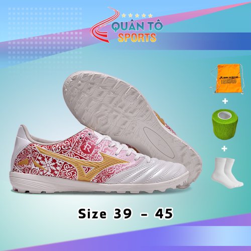 Giày Bóng Đá Mizuno Neo 4 Pro Sergio Ramos Trắng Đỏ TF