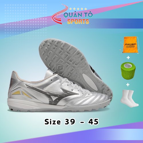 Giày Bóng Đá Mizuno Neo 4 Pro Sergio Ramos Bạc TF