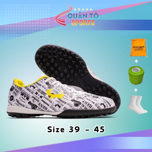 Giày Bóng Đá Zocker Winner Energy - Trắng Đen