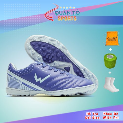 Giày Bóng Đá Trẻ Em  Wika QH19 Neo TF - Navy Ngọc