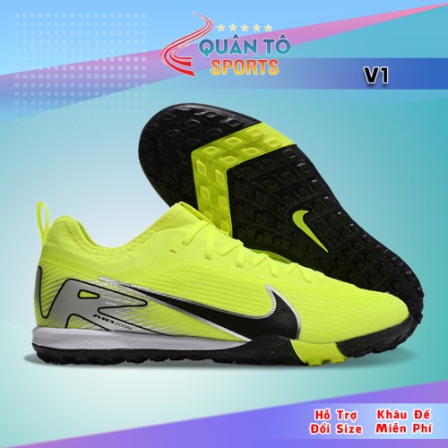Giày Bóng Đá Nike Mercurial Vapor 15 Pro V1 2025 Cổ Lửng HQ TF Xanh Chuối