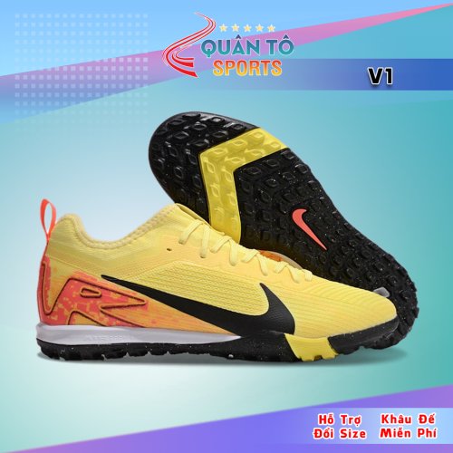 Giày Bóng Đá Trẻ Em Nike Mercurial Vapor 16 Pro 2025 Mbappe Vàng Cổ Lửng HQ TF