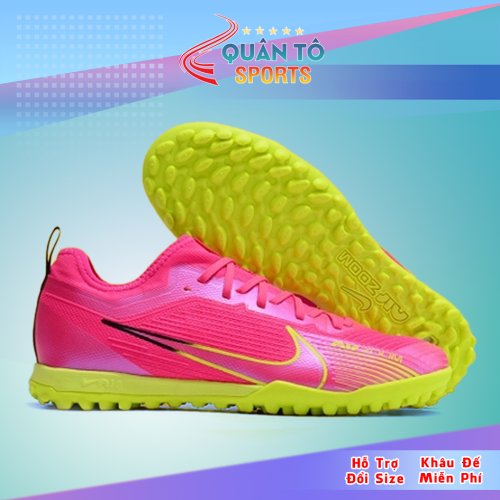 iày Bóng Đá Nike Mercurial Vapor 15 Pro Cổ Lửng HQ TF Hồng Vạch Đen