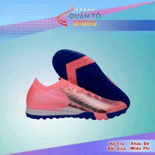 Giày Bóng Đá Trẻ Em Mercurial Vapor 16 Elite Vini JR Hồng Xám Cổ Lửng