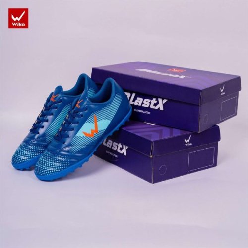 Giày Bóng Đá WIKA BLAST X  Xanh Cam