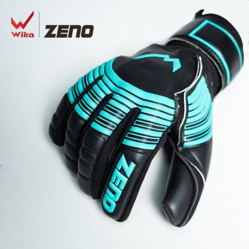 Găng Tay Thủ Môn Quan Văn Chuẩn – Wika Zeno Đen Xanh