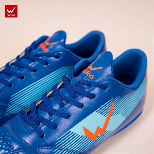 Giày Bóng Đá WIKA BLAST X Trẻ Em Xanh Cam