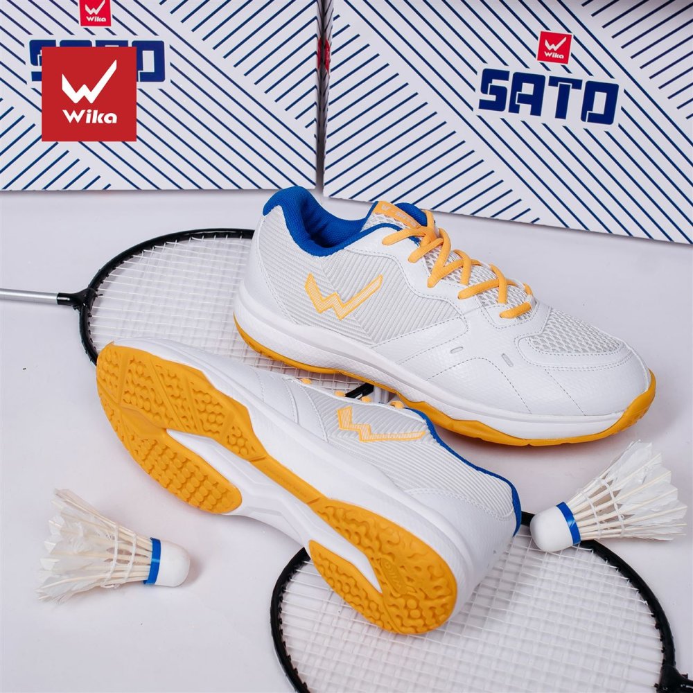 Giày Thể Thao Wika SaTo trắng Vàng