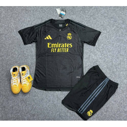 Bộ Bóng Đá Real madrid  Sân Khách 2018 đen giá 230