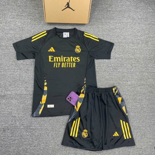 Bộ Bóng Đá Real madrid  Sân Tập Quân Túi KHoá Cao Cấp ĐEN 2026