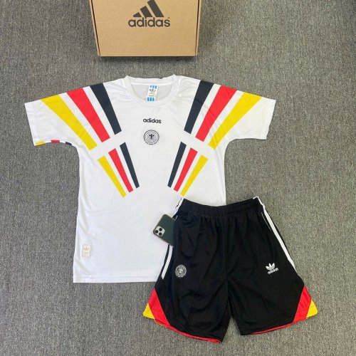 Bộ Bóng Đá Tuyển Đức Trắng Sọc Đỏ Vàng Đen