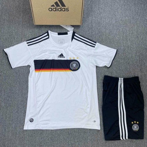 Bộ Bóng Đá Tuyển Đức Retro Trắng