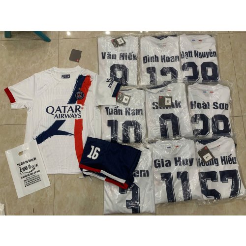 Đơn Đặt áo PSG Trắng 2025/2026