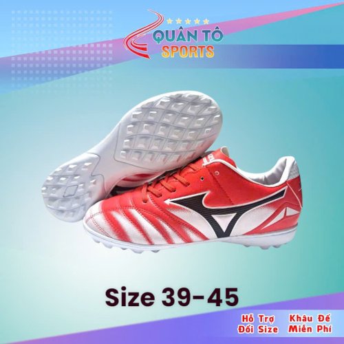 Giày Bóng Đá Mizuno Neo 4 Pro Đỏ Vân Trắng