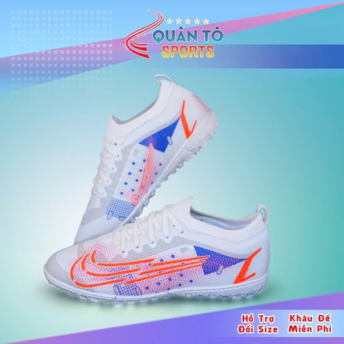 Giày Bóng Đá Vapor 14 Elite TF VN Trắng Tím
