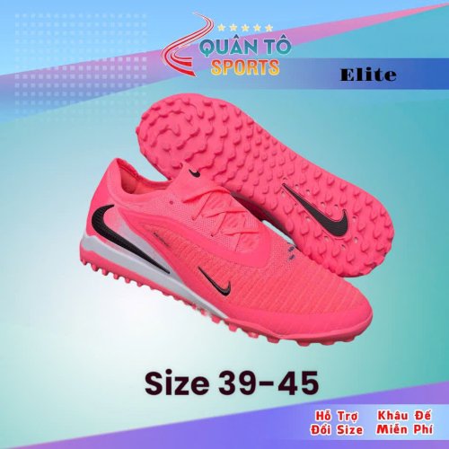 Giày Bóng Đá Nike Phantom 6 Elite Hồng Gót Trắng Cổ Lửng HQ TF