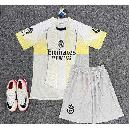 Áo Bóng Đá Real Madrid SK2025-2026 Màu Trắng Xám