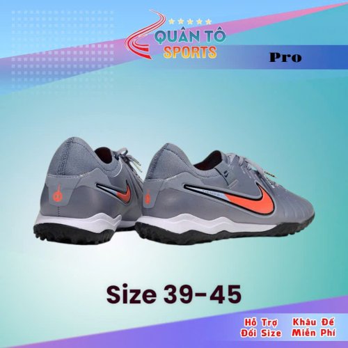 Giày Bóng Đá Tiempo 10 Pr HQ Xám Cam