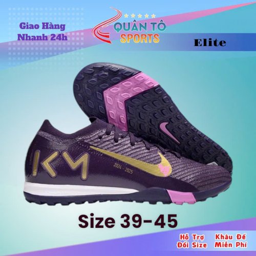 Giày Bóng Đá Nike Mercurial Vapor 16 Elite MBP Tím Cổ Lửng HQ TF