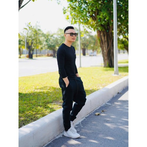 Áo Giữ Nhiệt Cao Cấp Nike - Đen