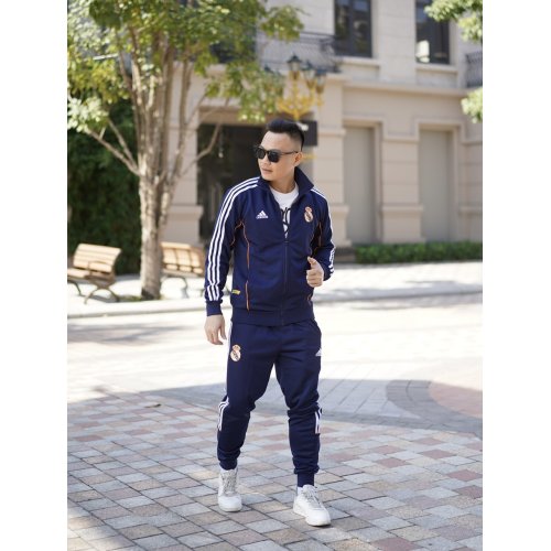 Bộ Nỉ Thái Câu Lạc Bộ Real Mardrid 25/26 - Xanh Than