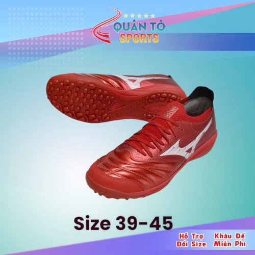 Giày Bóng Đá Mizuno Sala Beta Japan Đỏ Cổ Lửng HQ TF