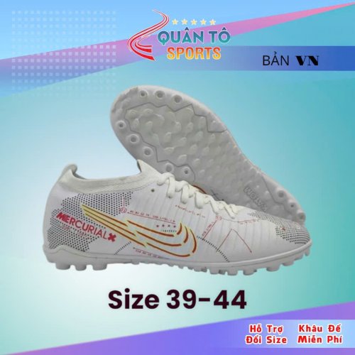 Giày Bóng Đá Vic 6 Elite Việt Nam Trắng