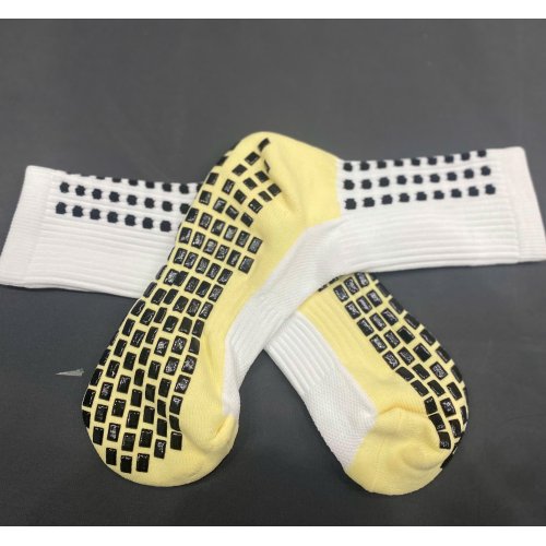 Tất Chống Trơn Cao Cấp Trắng Chấm Bi Đen