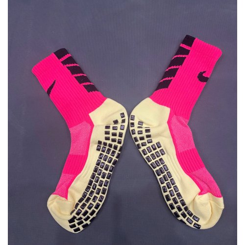 Tất Chống Trơn Cao Cấp Hồng Viền Đen