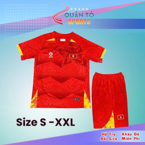 Bộ Bóng Đá Đội Tuyển Việt Nam Đỏ