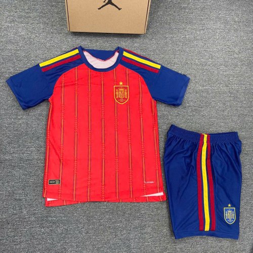 Bộ Bóng Đá Tây Ban Nha Sân Nhà 2026 WC Đỏ