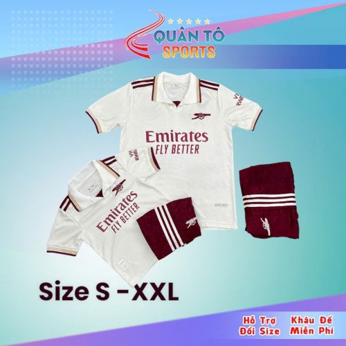 Bộ Bóng Đá Arsenal  SÂN NHÀ TRẮNG 2026 2025 230k
