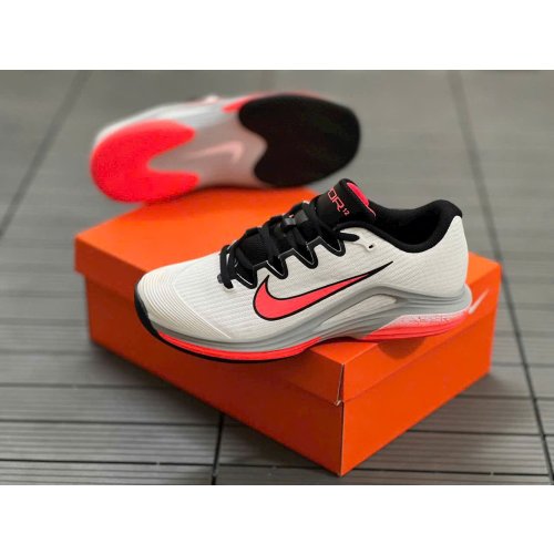 Giày Pickleball Đế Kết Vapor 12 Trắng Vạch Hồng