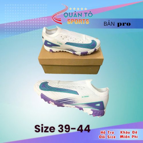 Giày Bóng Đá Việt Nam Vapor 16 Elite Trắng Tím TF