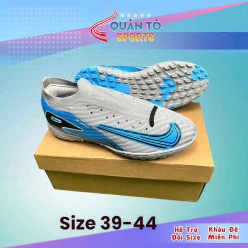 Giày Bóng Đá Việt Nam Vapor 16 Elite Xám Xanh TF