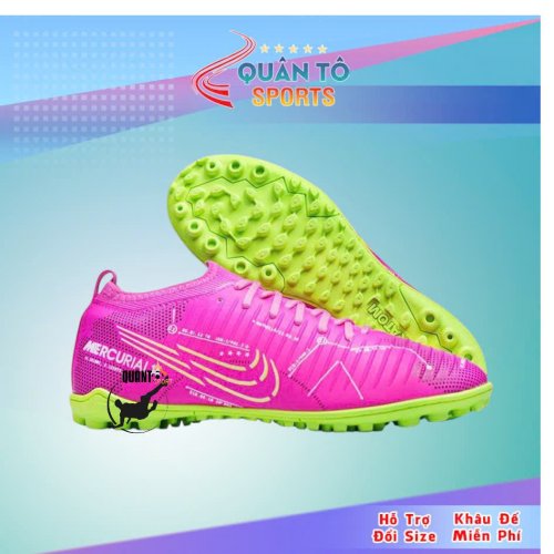 Giày Bóng Đá Vic 6 Elite Việt Nam Hồng Đậm