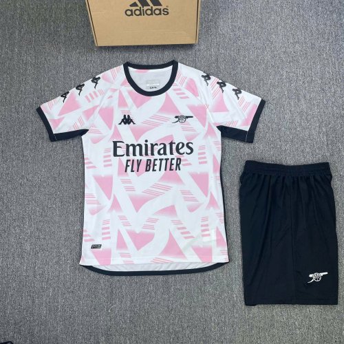 Bộ Bóng Đá Arsenal Retro Hồng Cao Cấp